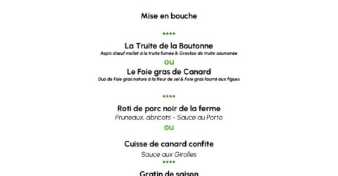 - Menu Fête des mères 2026